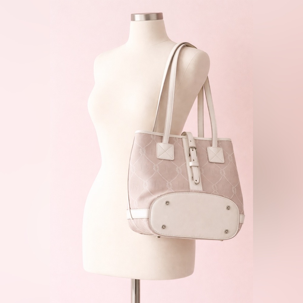 Dooney & Bourke Blush Monogram Shoulder Tote